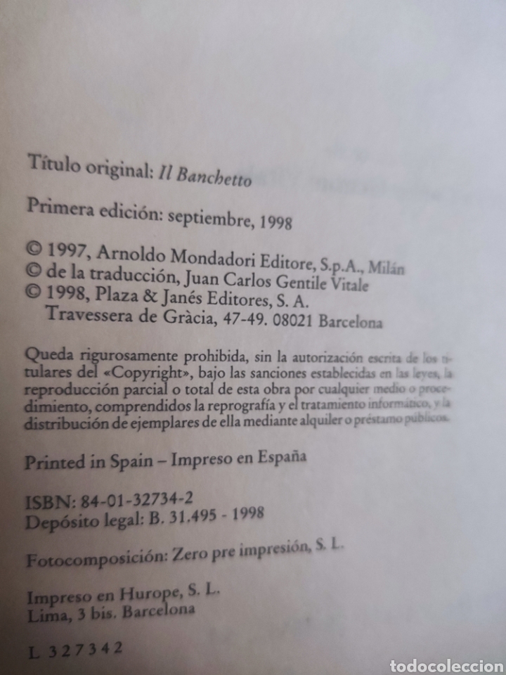 Libros: El Banquete. Orazio Bagnasco - Foto 3