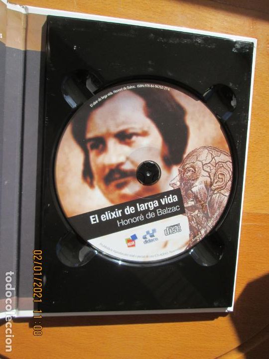 Libros: HONOR&Eacute; DE BALZAC - 1799-1850 - EL ELIXIR DE LARGA VIDA - 1CD -AUDIOLIBROS - Foto 3