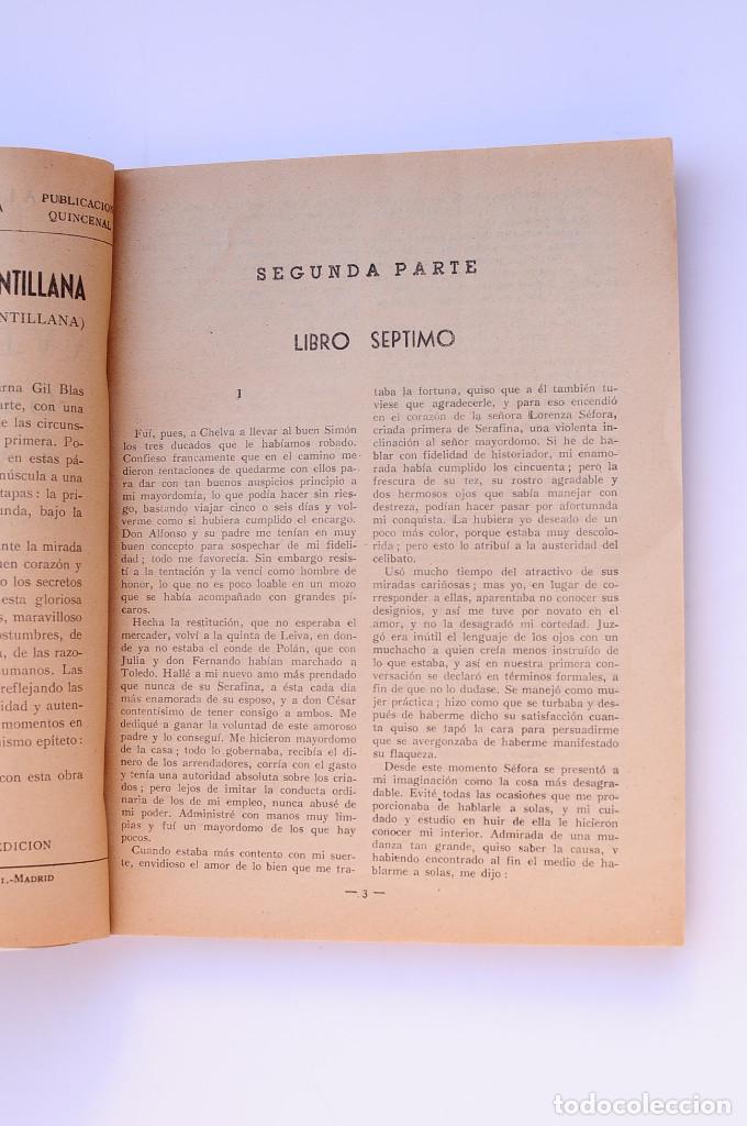 Libros: Gil Blas de Santillana - LESAGE, Alain-Ren&eacute; - Foto 4