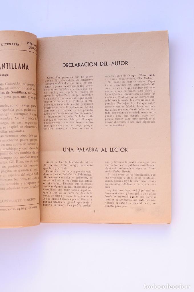 Libros: Gil Blas de Santillana - LESAGE, Alain-Ren&eacute; - Foto 8