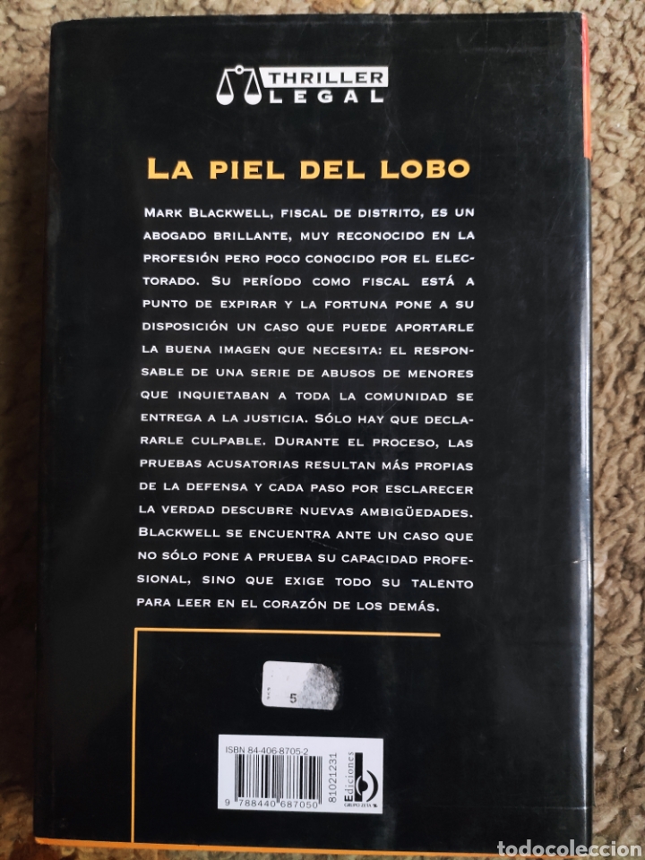 Libros: La Piel del Lobo. Jay Brandon - Foto 2
