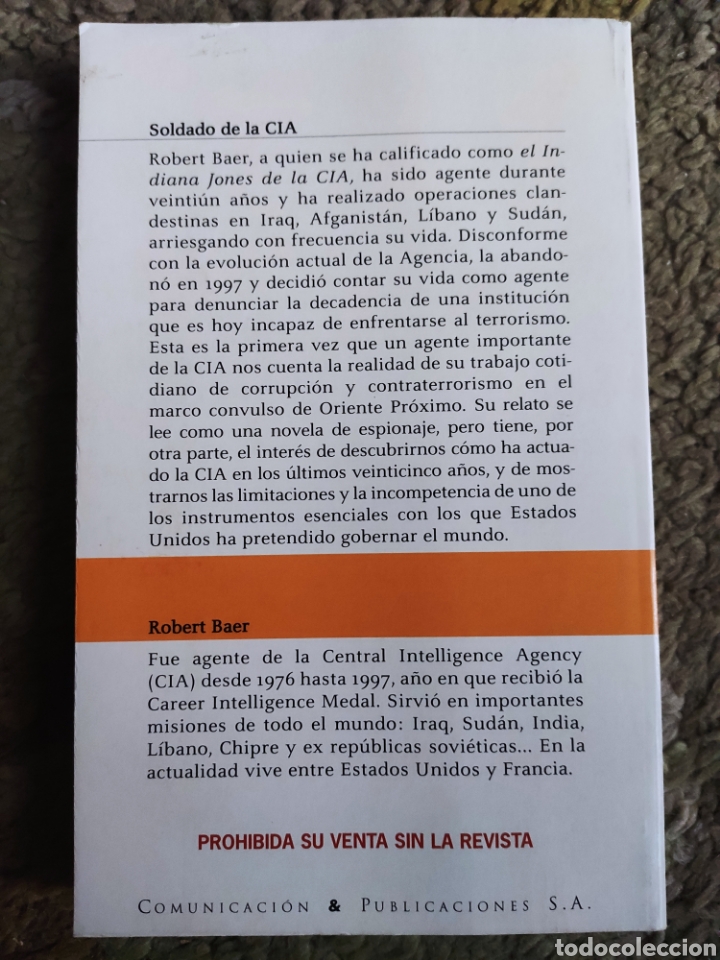 Libros: Soldado de la CIA. Robert Baer - Foto 2