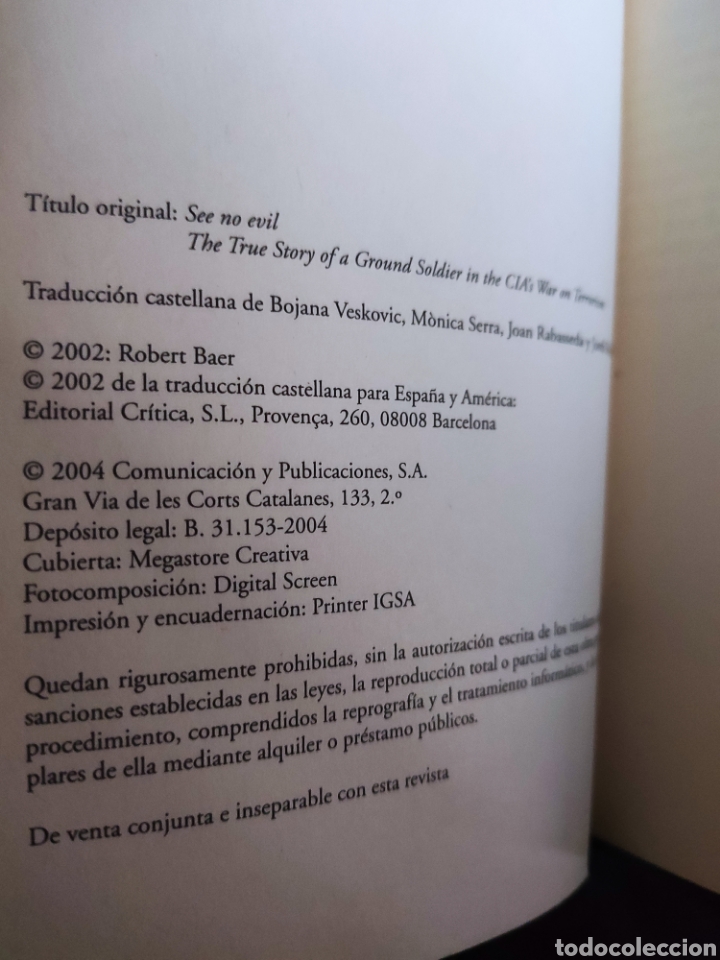 Libros: Soldado de la CIA. Robert Baer - Foto 3