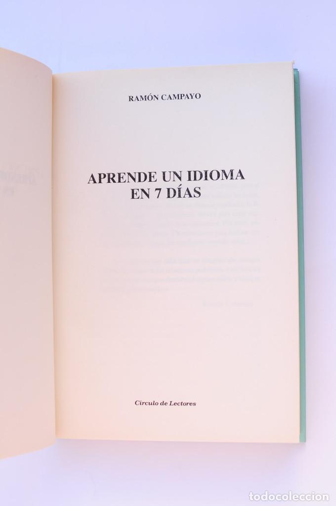 Libros: Aprende un idioma en 7 d&iacute;as - CAMPAYO, Ram&oacute;n - Foto 3