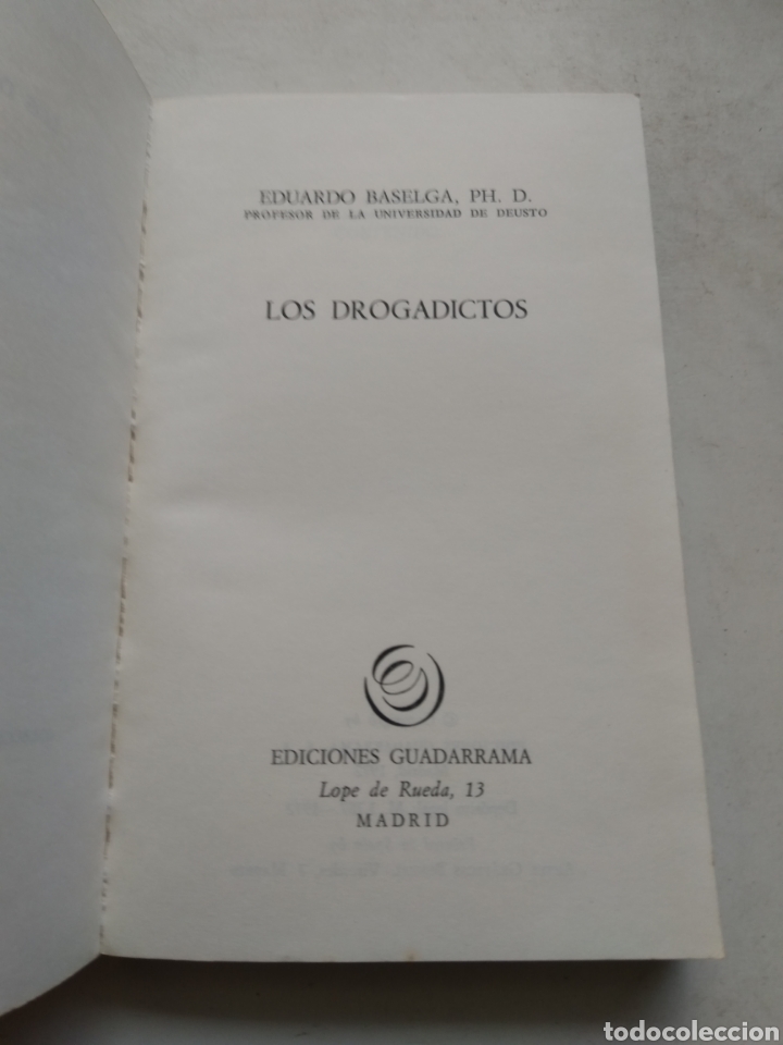 Libros: LOS DROGADICTOS/EDUARDO BASELDA - Foto 2