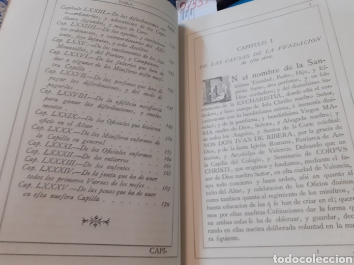 Libros: CONSTITUCIONES DE LA CAPILLA DEL COLEGIO SEMINARIO DE CORPUS CHRISTI - Foto 7