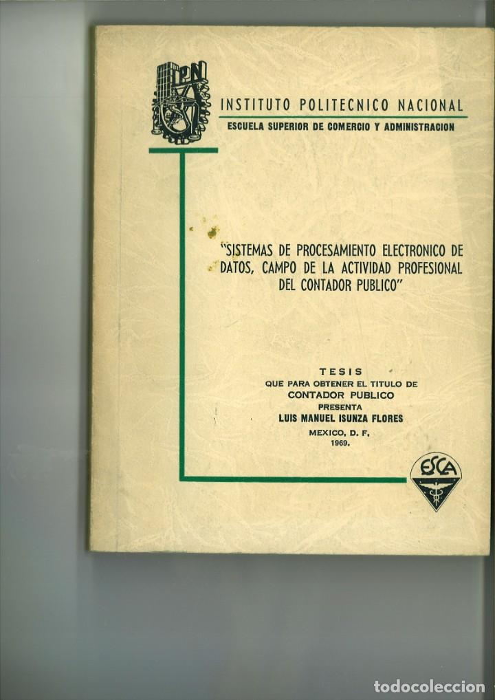Livros em segunda m&atilde;o: SISTEMAS DE PROCESAMIENTO ELECTR&Oacute;NICO DE DATOS, CAMPO DE LA ACTIVIDAD PROFESIONAL DEL CONTADOR ....