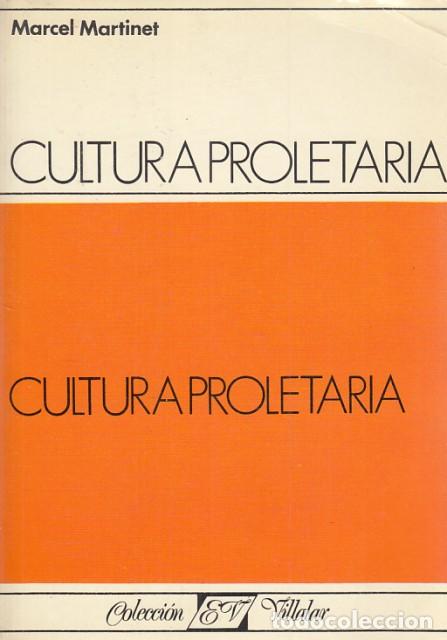Libros: CULTURA PROLETARIA - MARTINET, MARCEL - Foto 1