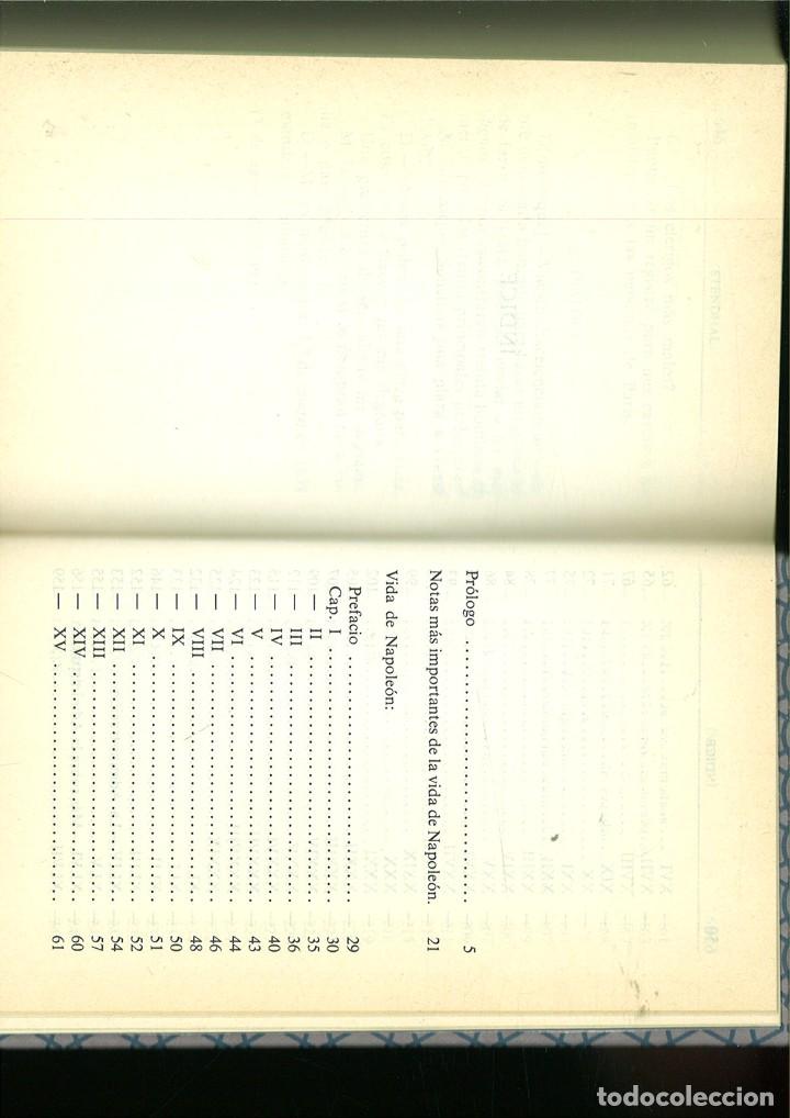 Libros: NAPOLE&Oacute;N. Stendhal - Foto 3