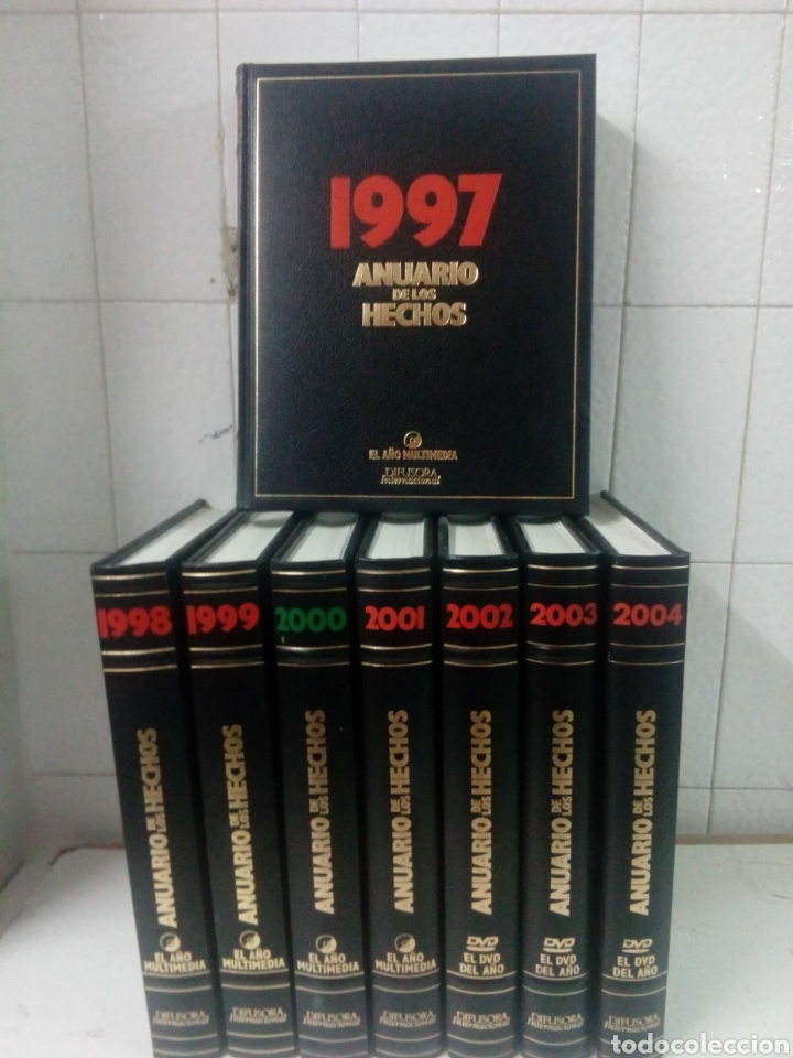 Libros: ANUARIO DE LOS HECHOS 1997 1998 1999 2000 2001 2002 2003 2004. 8 TOMOS - Foto 1