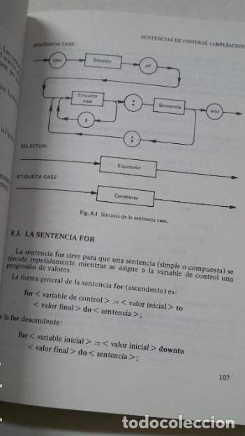 Libros: Programaci&oacute;n con el lenguaje Pascal. Sanch&iacute;s Llorca y Morales Lozano. Ediciones Paraninfo. TDK395 - - Foto 2