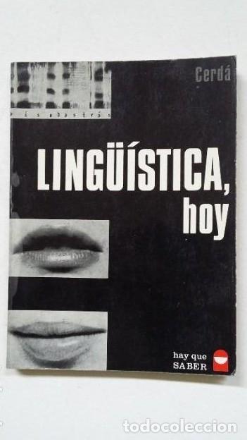 Libros: LING&Uuml;&Iacute;STICA HOY. RAMON CERD&Aacute;. EDITORIAL TEIDE. TDK395 - - Foto 1