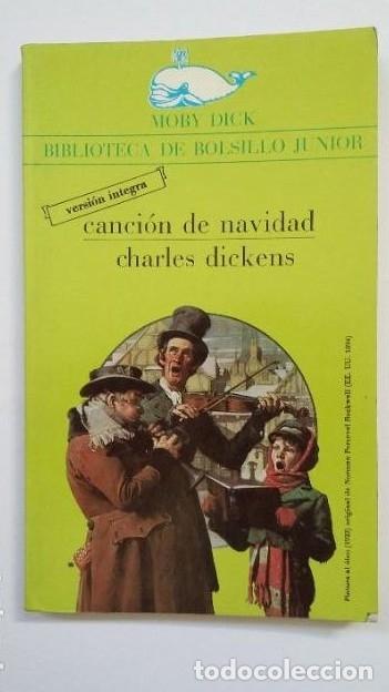 Libros: CANCION DE NAVIDAD. VERSION INTEGRA. CHARLES DICKENS. BIBLIOTECA BOLSILLO JUNIOR. TDK511 - - Foto 1
