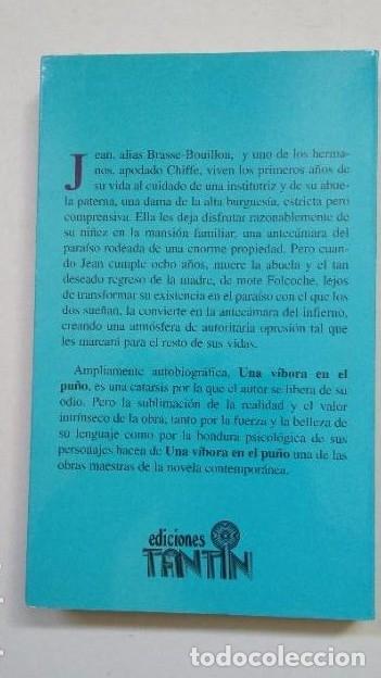 Libros: Una v&iacute;bora en el pu&ntilde;o. - Herv&eacute; Bazin. TDK249 - - Foto 2
