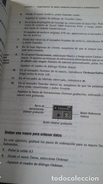 Libros: PASO A PASO. MICROSOFT EXCEL 2000. CURSO OFICIAL. MCGRAW HILL. TDK294 - - Foto 2
