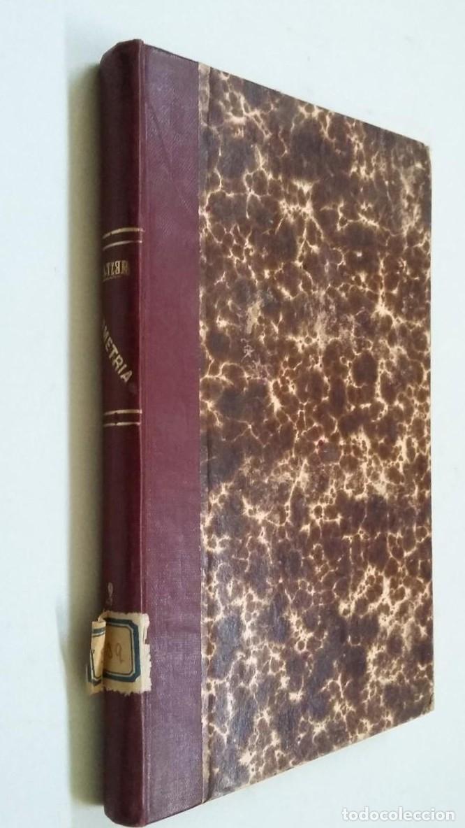Libros: ELEMENTOS DE MATEMATICAS. DR. RICARDO BALTZER. 1880. GEOMETRIA. TDK450 - - Foto 1