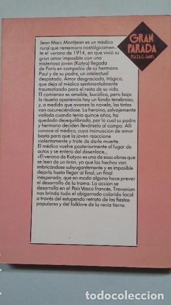 Libros: El verano de Katya - Trevanian. TDK303 - - Foto 2
