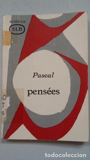Libros: PASCAL. PENSEES. SELECTION LITTERAIRE BORDAS. EN FRANCES. TDK263 - - Foto 1