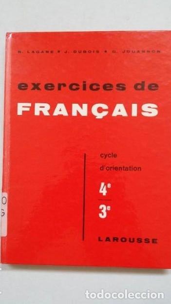 Libros: EXERCICES DE FRAN&Ccedil;AIS. CYCLE DORIENTATION 4 E 3. LIBRAIRIE LAROUSSE. TDK263 - - Foto 1