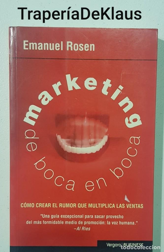 Libros: Marketing de boca en boca - emanuel rosen - tdk140 - - Foto 1