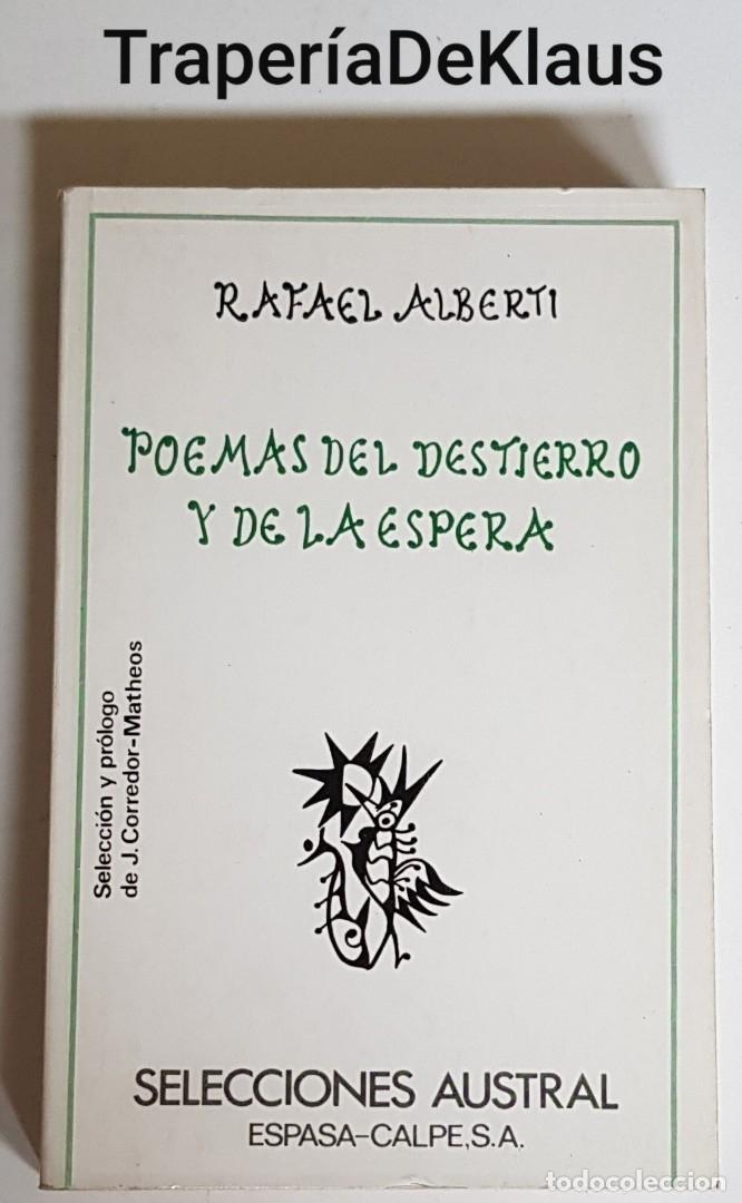 Libros: Poemas del destierro y de la espera - Alberti - tdk96 - - Foto 1