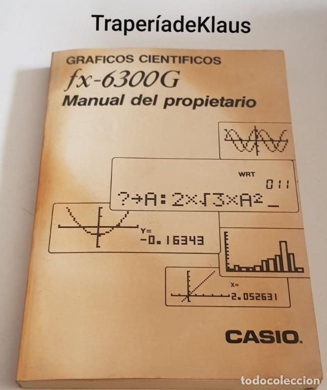 Libros: Manual del propietario - casio - fx 6300G - tdk208 - - Foto 1