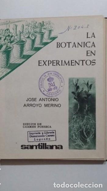 Libros: La bot&aacute;nica en experimentos - ARROYO, Jos&eacute; Antonio. TDK443 - - Foto 2