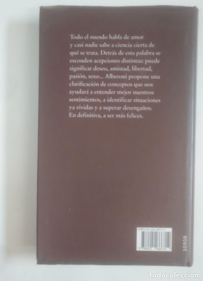 Libros: TE AMO. - Francesco Alberoni. CIRCULO DE LECTORES. TDK389 - - Foto 2