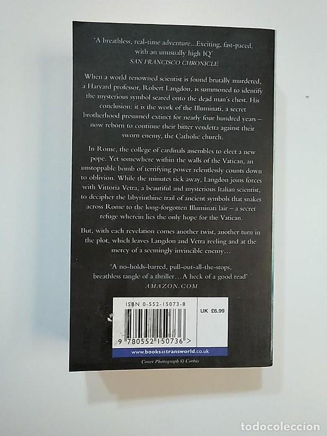 Libros: ANGELS AND DEMONS. DAN BROWN. EN INGLES. TDK372A - - Foto 2