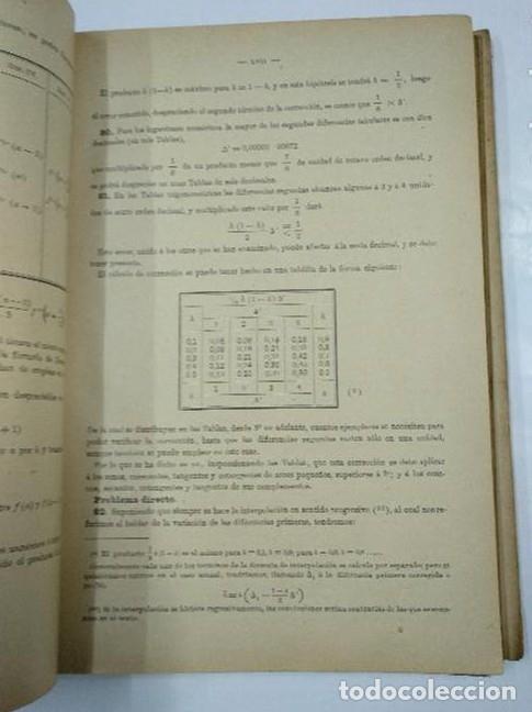 Libros: TABLAS DE LOGARITMOS TRIGONOMETRICAS Y DE CALCULOS. EUSEBIO SANCHEZ RAMOS. MADRID 1932. TDK313 - - Foto 2
