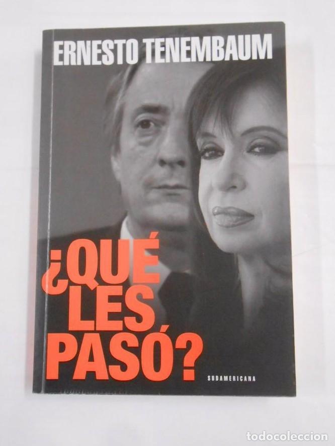 books: &iquest;QUE LES PASO?. TENEMBAUM, ERNESTO. TDK133 -