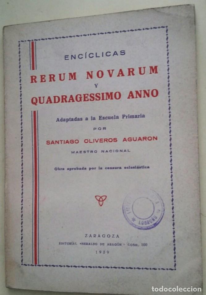 Libros: Enciclopedia - Rerum novarum - tdk228 - - Foto 1