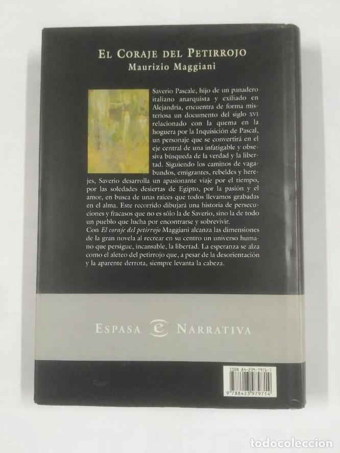 Libros: EL CORAJE DEL PETIRROJO. MAURIZIO MAGGIANI. TDK201 - - Foto 2