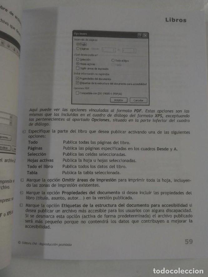 Libros: EXCEL 2007. MICROSOFT. EDICIONES SOFTWARE. OFIMATICA PROFESIONAL. TDK85 - - Foto 2