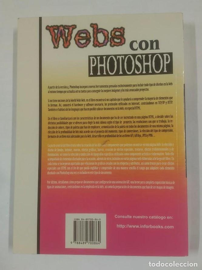 Libros: DISE&Ntilde;AR WEBS CON PHOTOSHOP.- SOFIA ESCUDERO. TDK257 - - Foto 2