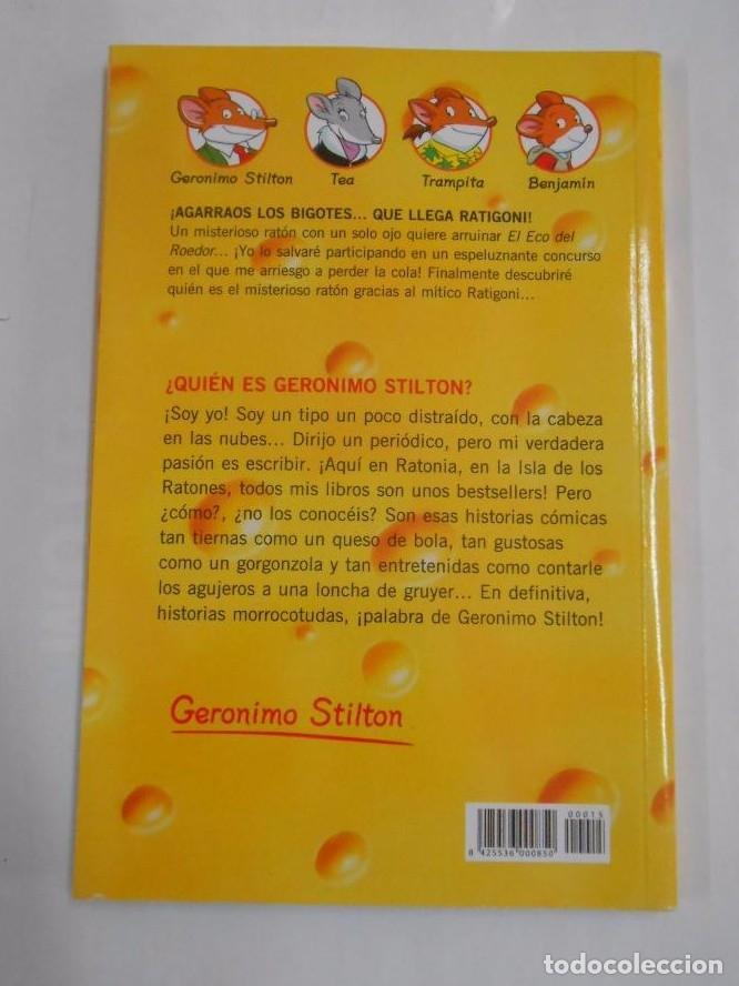 Libros: &iexcl;Agarraos los bigotes... que llega Ratigoni! Stilton, Geronimo, TDK269 - - Foto 2