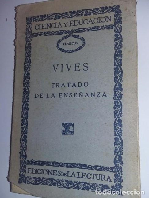 Libros: Juan Luis Vives - Tratado de la ense&ntilde;anza - tdk243 - - Foto 1