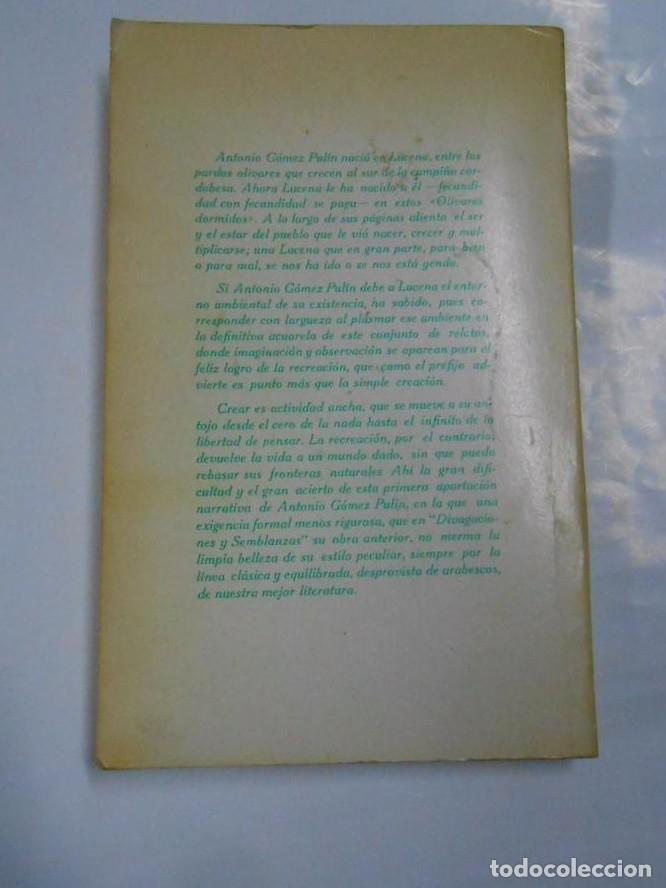 Libros: OLIVARES DORMIDOS. G&Oacute;MEZ PULIN, ANTONIO. tdk160 - - Foto 2