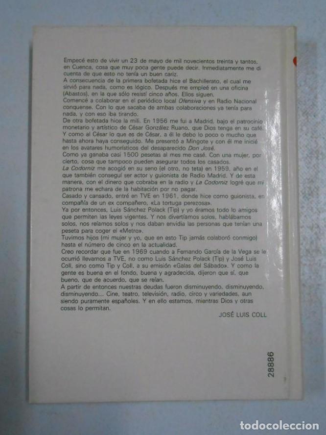 Libros: LAS DEDICATORIAS DE COLL. JOSE LUIS COLL. - TDK255 - - Foto 2