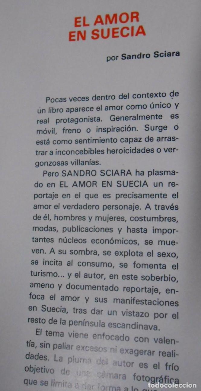 Libros: El amor en Suecia. - Sandro Sciara. TDK248 - - Foto 2