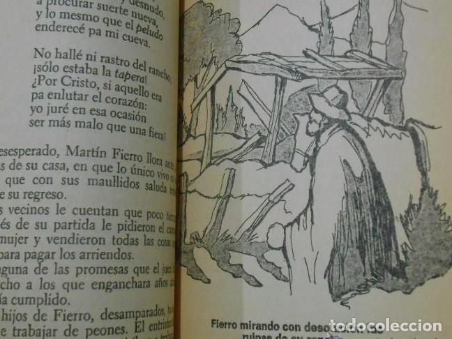 Libros: MARTIN FIERRO. JOSE HERNANDEZ. TDK24 - - Foto 2