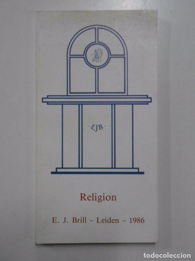 Libros: RELIGION. E.J. BRILL - LEIDEN. 1986. TDK98 - - Foto 1