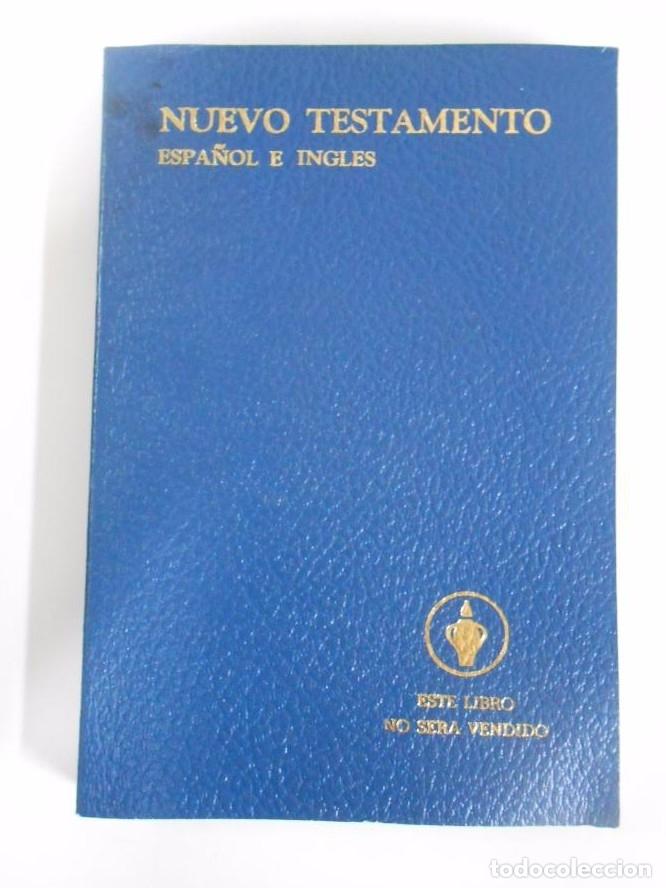 Libros: NUEVO TESTAMENTO BILING&Uuml;E. ESPA&Ntilde;OL E INGLES. TDK184 - - Foto 1