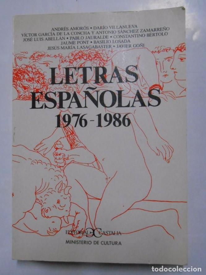 Libros: Letras espa&ntilde;olas 1976-1986 - VV.AA. TDK152 - - Foto 1