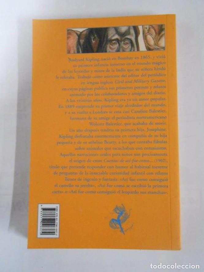 Libros: CUENTOS DE ASI FUE COMO. KIPLING, RUDYARD. TDK106 - - Foto 2