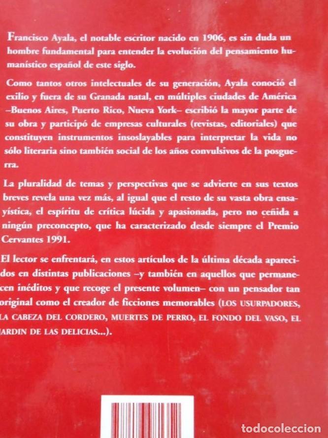Libros: Contra el poder. - Ayala, Francisco. TDK115 - - Foto 2