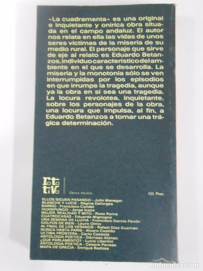 Libros: LA CUADRAMENTA. - SALADO, MANUEL. TDK35 - - Foto 2