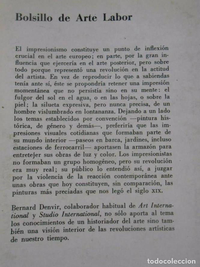 Libros: EL IMPRESIONISMO. - DENVIR, Bernard. TDK107 - - Foto 2