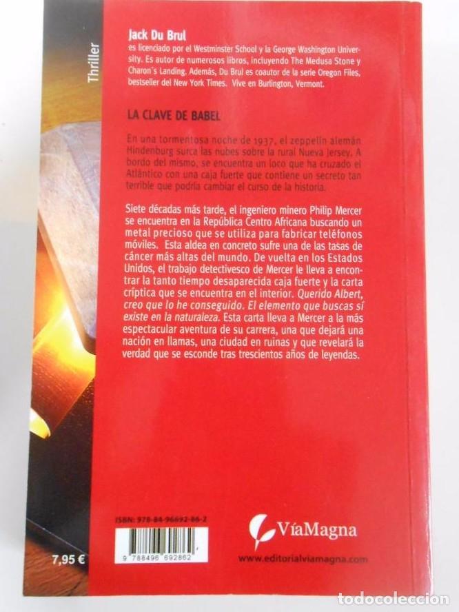 Libros: La clave de Babel. JACK DU BRUL. TDK222 - - Foto 2