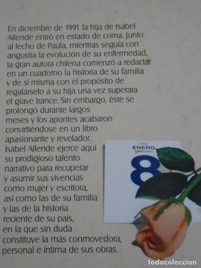 Libros: PAULA. - Allende, Isabel. TDK43 - - Foto 2